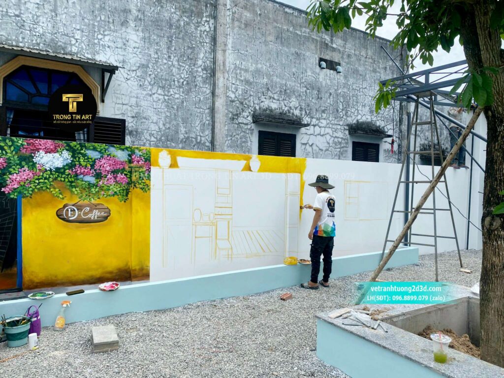 VẼ TRANH TƯỜNG 3D MỸ THUẬT TRỌNG TÍN ART