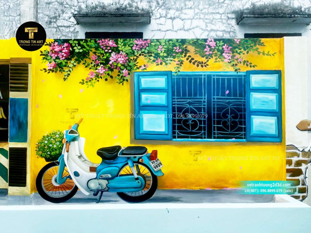 VẼ TRANH TƯỜNG 3D MỸ THUẬT TRỌNG TÍN ART