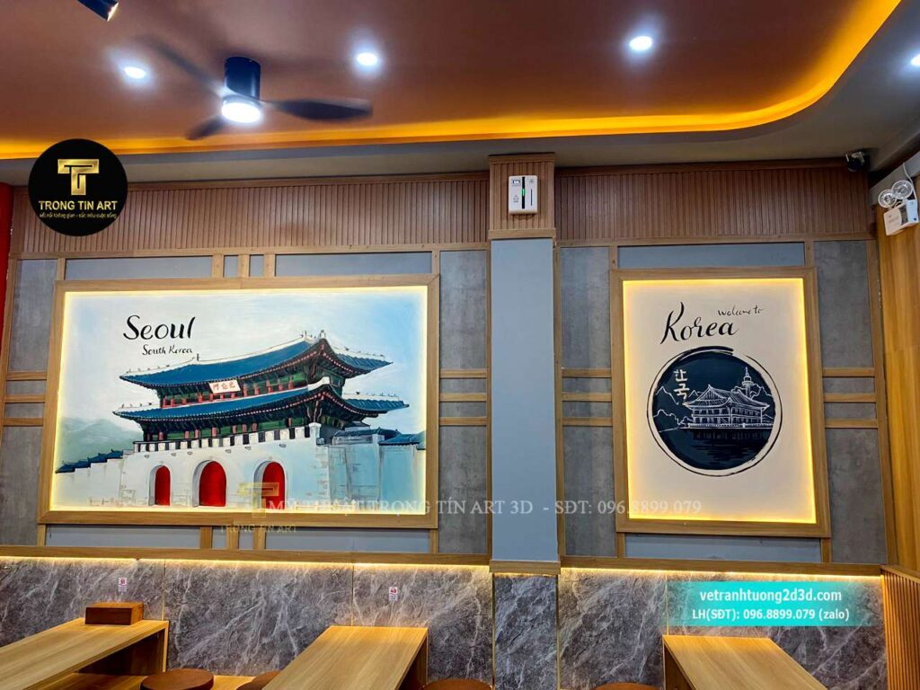 VẼ TRANH TƯỜNG 3D MỸ THUẬT TRỌNG TÍN ART