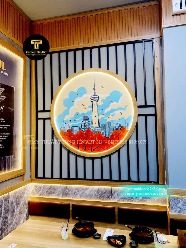 VẼ TRANH TƯỜNG 3D MỸ THUẬT TRỌNG TÍN ART