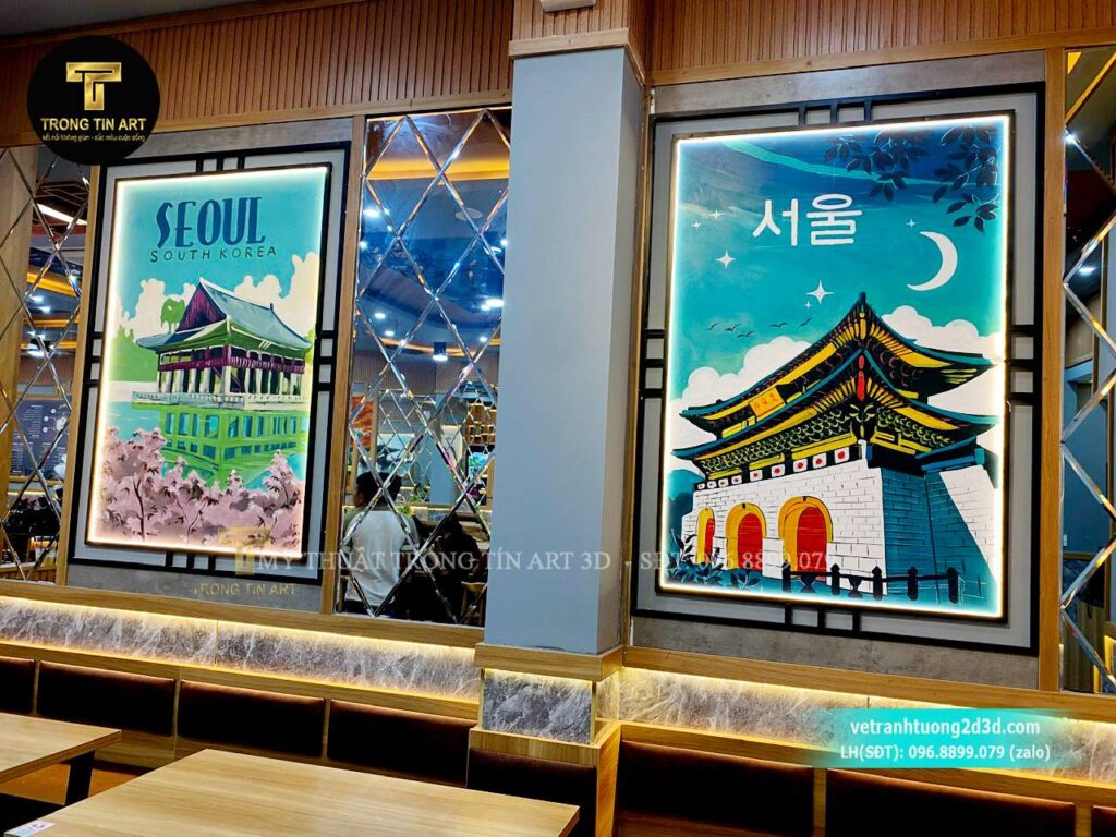 VẼ TRANH TƯỜNG 3D MỸ THUẬT TRỌNG TÍN ART