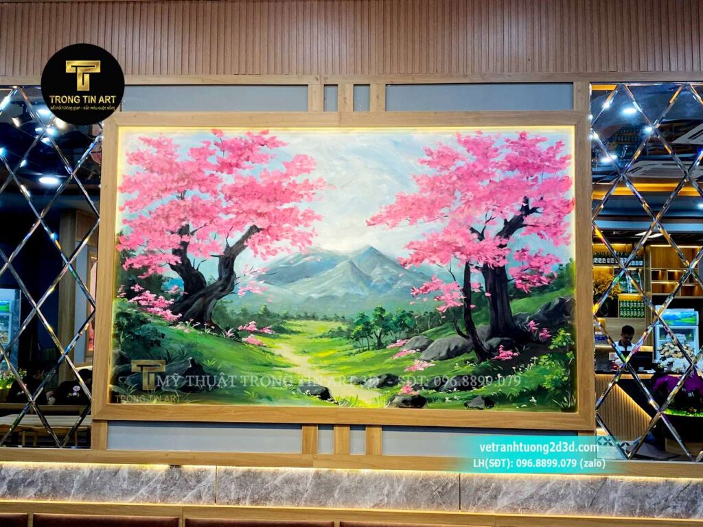 VẼ TRANH TƯỜNG 3D MỸ THUẬT TRỌNG TÍN ART