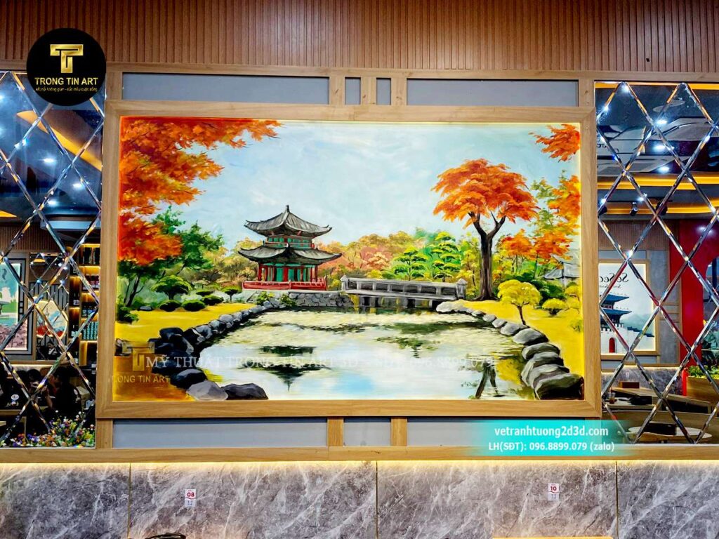 VẼ TRANH TƯỜNG 3D MỸ THUẬT TRỌNG TÍN ART