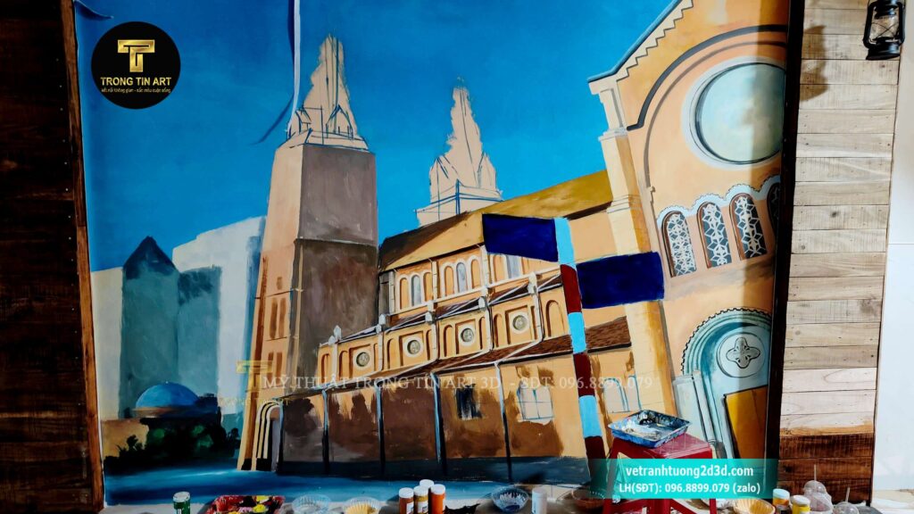 VẼ TRANH TƯỜNG 3D MỸ THUẬT TRỌNG TÍN ART