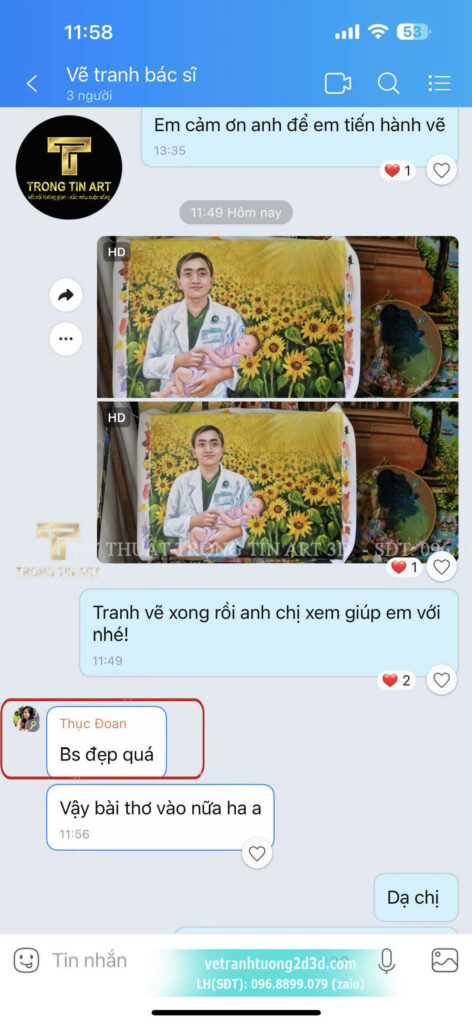 VẼ TRANH TƯỜNG 3D MỸ THUẬT TRỌNG TÍN ART