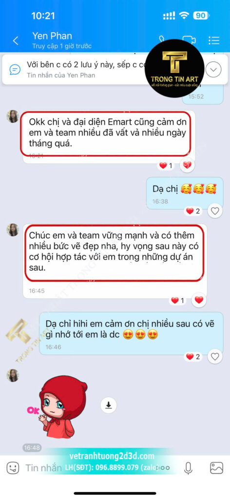 VẼ TRANH TƯỜNG 3D MỸ THUẬT TRỌNG TÍN ART