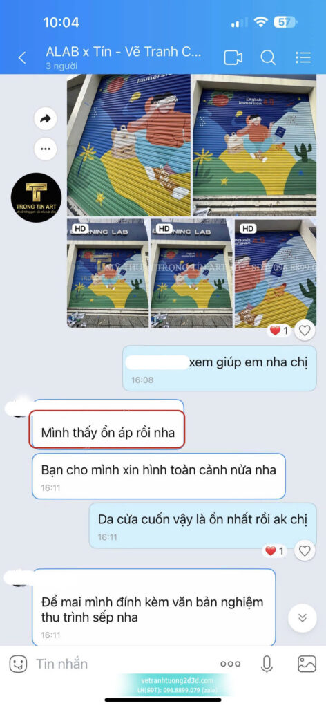 VẼ TRANH TƯỜNG 3D MỸ THUẬT TRỌNG TÍN ART