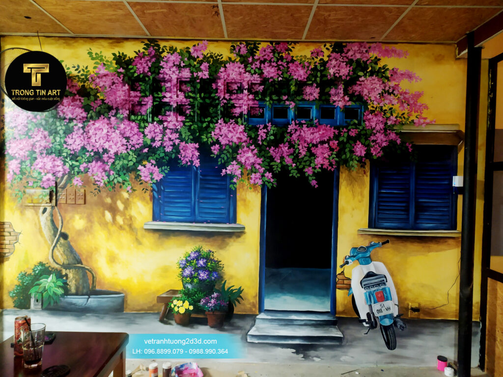 VẼ TRANH TƯỜNG 3D MỸ THUẬT TRỌNG TÍN ART