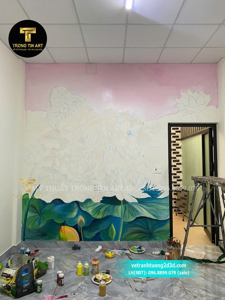 VẼ TRANH TƯỜNG 3D MỸ THUẬT TRỌNG TÍN ART