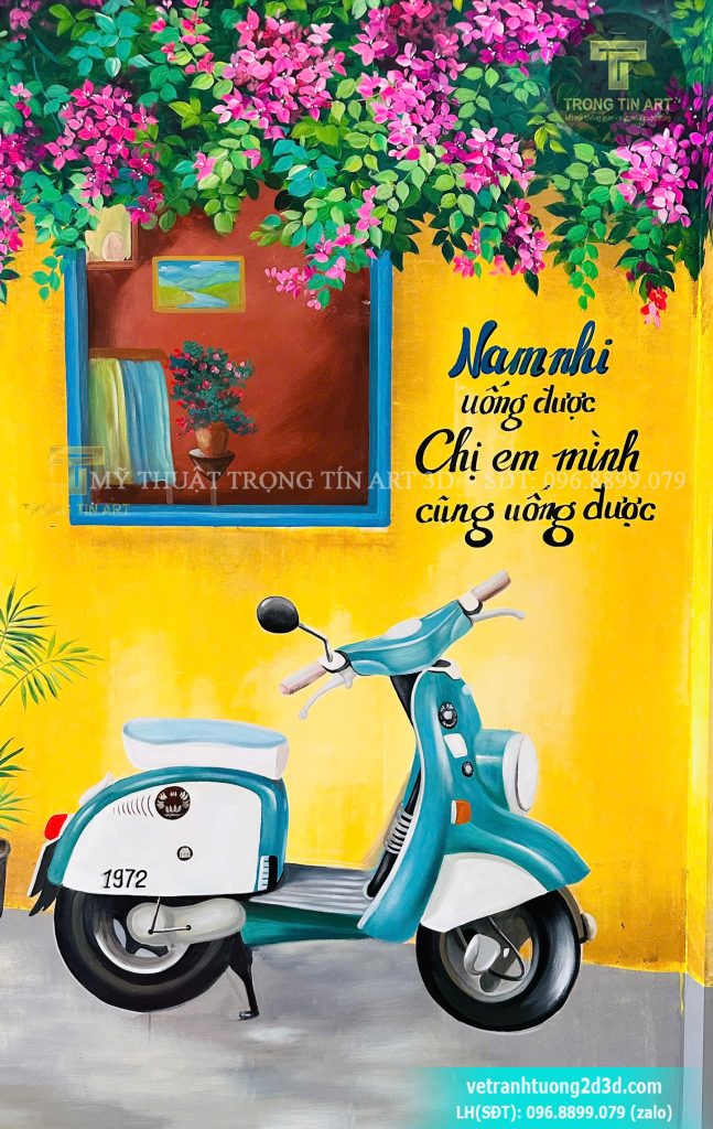 VẼ TRANH TƯỜNG 3D MỸ THUẬT TRỌNG TÍN ART