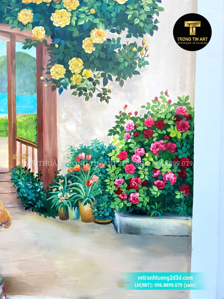 VẼ TRANH TƯỜNG 3D MỸ THUẬT TRỌNG TÍN ART