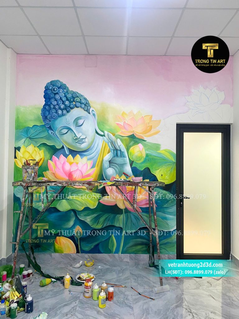 VẼ TRANH TƯỜNG 3D MỸ THUẬT TRỌNG TÍN ART