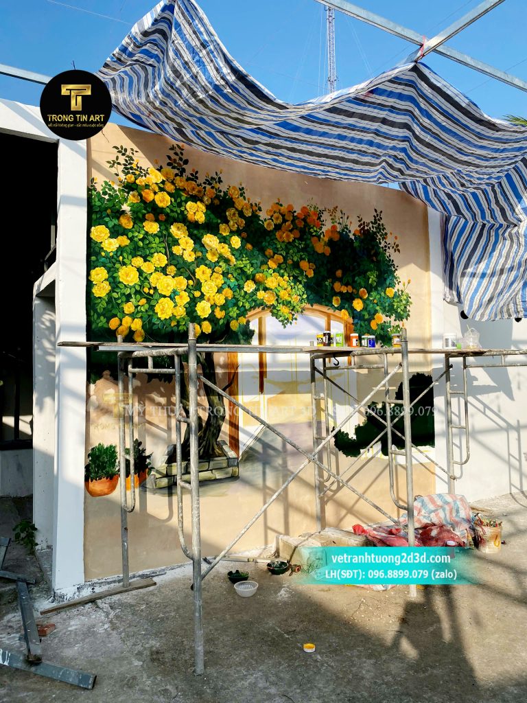 VẼ TRANH TƯỜNG 3D MỸ THUẬT TRỌNG TÍN ART