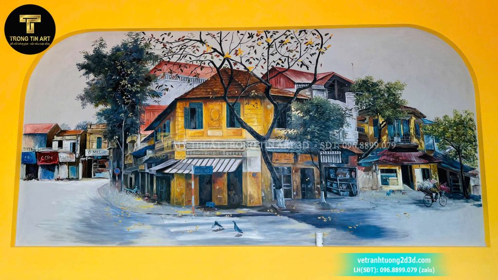 VẼ TRANH TƯỜNG 3D MỸ THUẬT TRỌNG TÍN ART