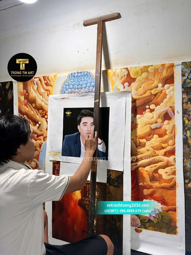 VẼ TRANH TƯỜNG 3D MỸ THUẬT TRỌNG TÍN ART
