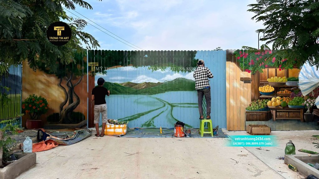 VẼ TRANH TƯỜNG 3D MỸ THUẬT TRỌNG TÍN ART