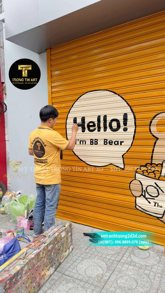 VẼ TRANH TƯỜNG 3D MỸ THUẬT TRỌNG TÍN ART