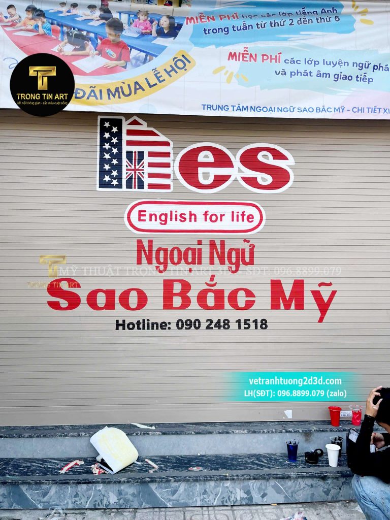 VẼ TRANH TƯỜNG 3D MỸ THUẬT TRỌNG TÍN ART