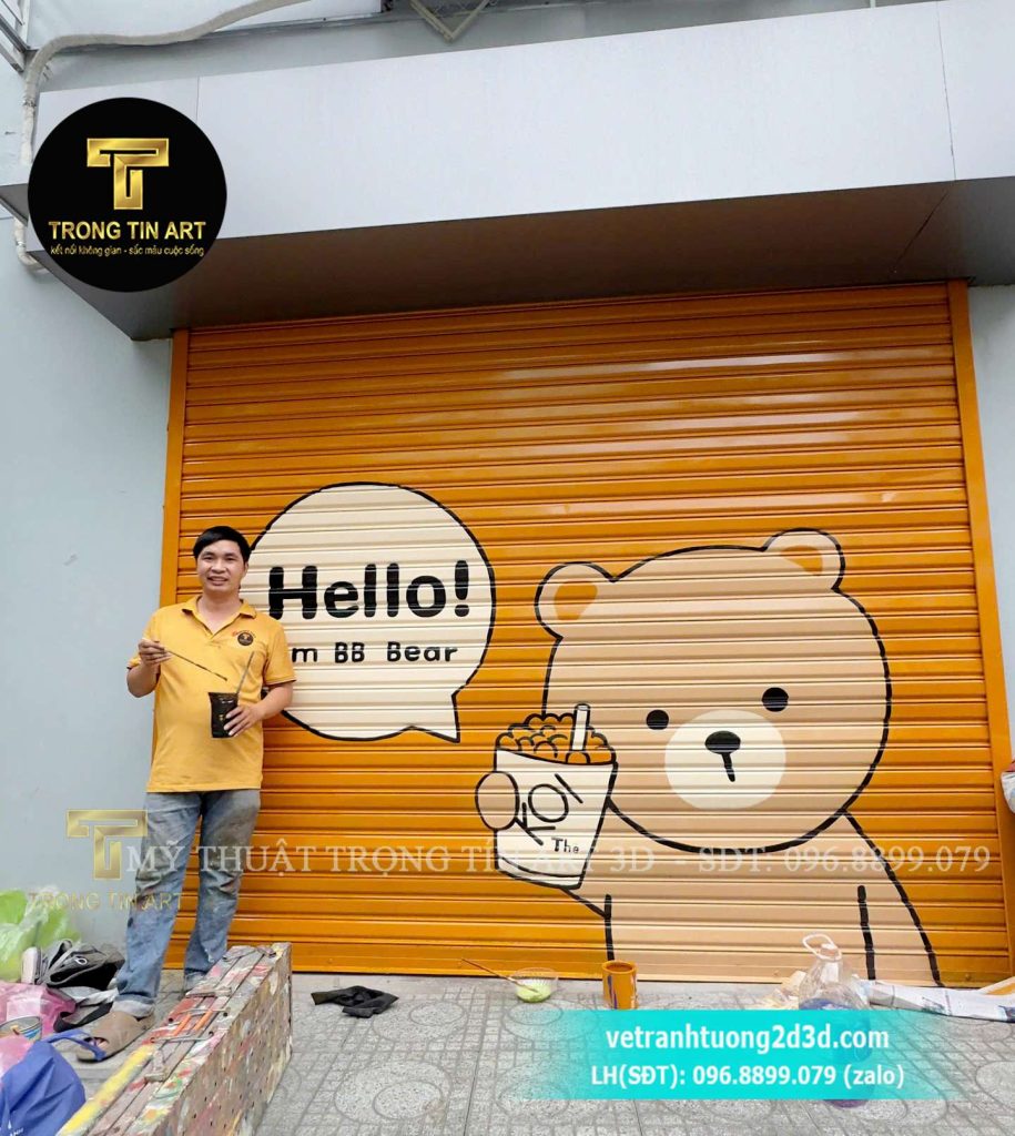 VẼ TRANH TƯỜNG 3D MỸ THUẬT TRỌNG TÍN ART