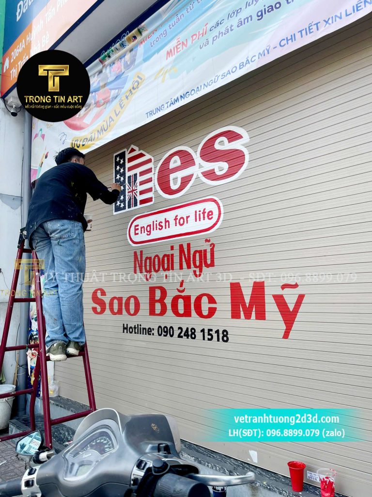 VẼ TRANH TƯỜNG 3D MỸ THUẬT TRỌNG TÍN ART