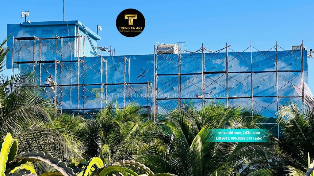 VẼ TRANH TƯỜNG 3D MỸ THUẬT TRỌNG TÍN ART