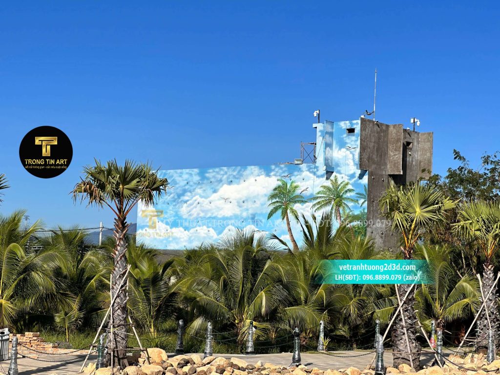 VẼ TRANH TƯỜNG 3D MỸ THUẬT TRỌNG TÍN ART