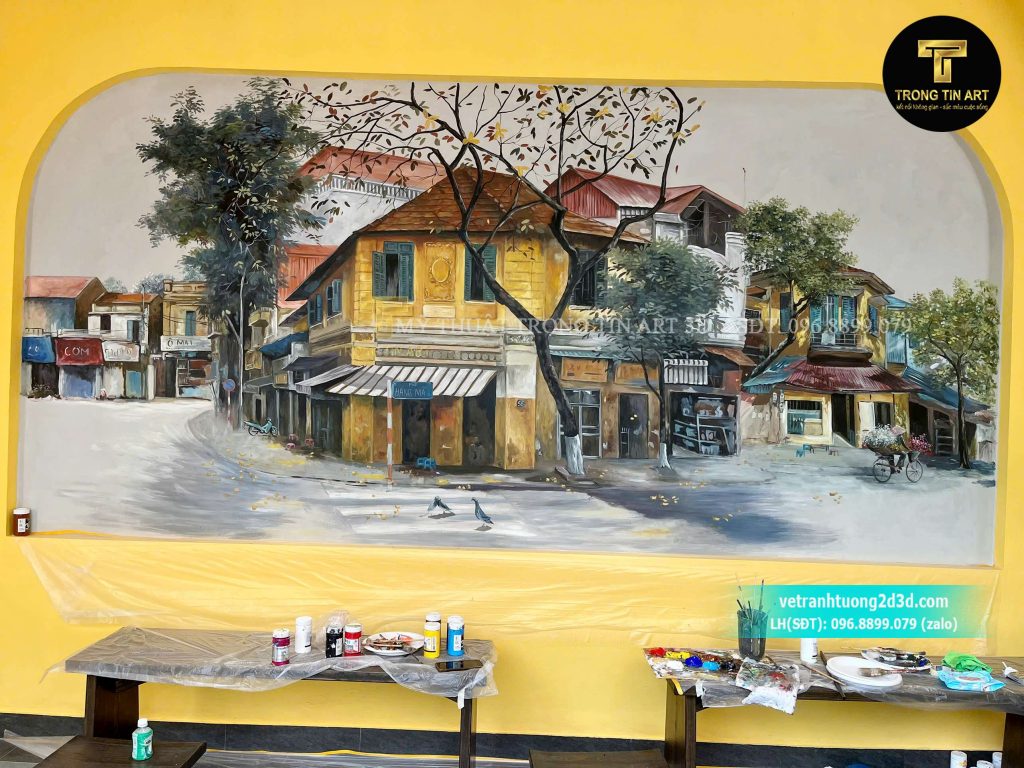 VẼ TRANH TƯỜNG 3D MỸ THUẬT TRỌNG TÍN ART