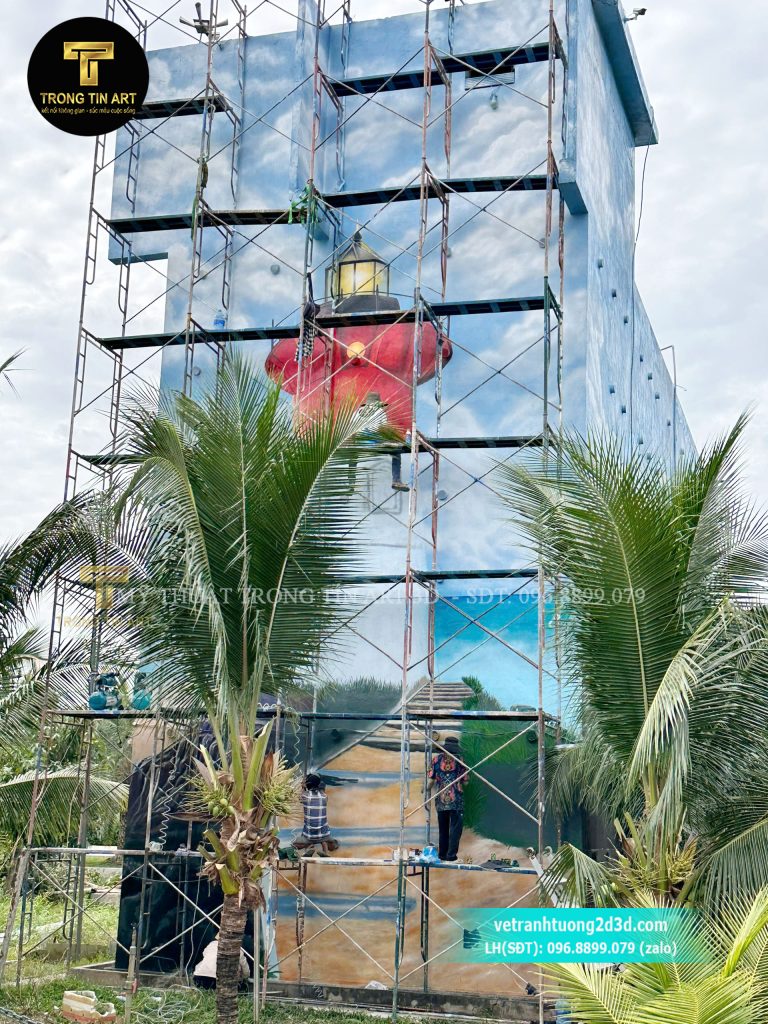 VẼ TRANH TƯỜNG 3D MỸ THUẬT TRỌNG TÍN ART