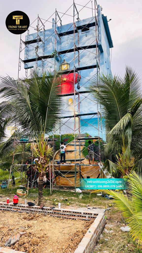 VẼ TRANH TƯỜNG 3D MỸ THUẬT TRỌNG TÍN ART