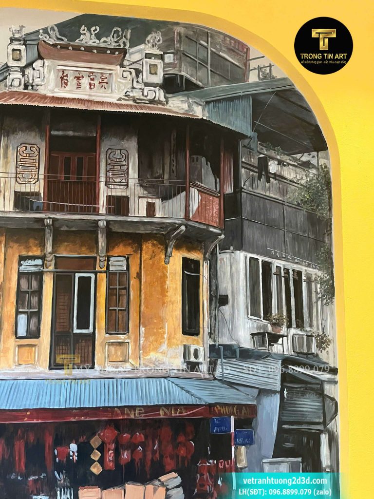VẼ TRANH TƯỜNG 3D MỸ THUẬT TRỌNG TÍN ART