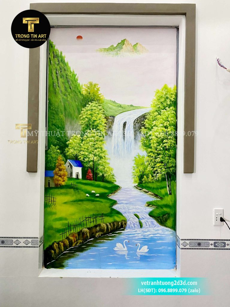 VẼ TRANH TƯỜNG 3D MỸ THUẬT TRỌNG TÍN ART