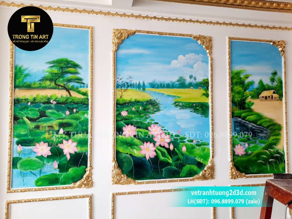 VẼ TRANH TƯỜNG 3D MỸ THUẬT TRỌNG TÍN ART