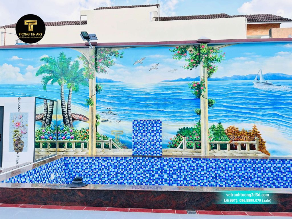 VẼ TRANH TƯỜNG 3D MỸ THUẬT TRỌNG TÍN ART