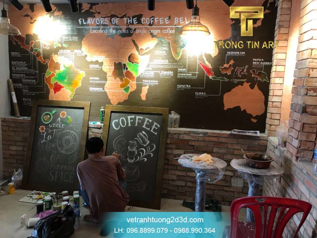 VẼ TRANH TƯỜNG 3D MỸ THUẬT TRỌNG TÍN ART