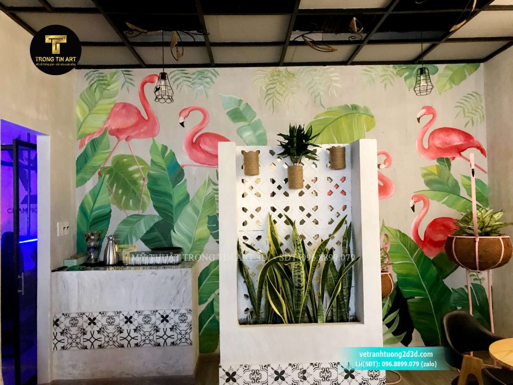 VẼ TRANH TƯỜNG 3D MỸ THUẬT TRỌNG TÍN ART