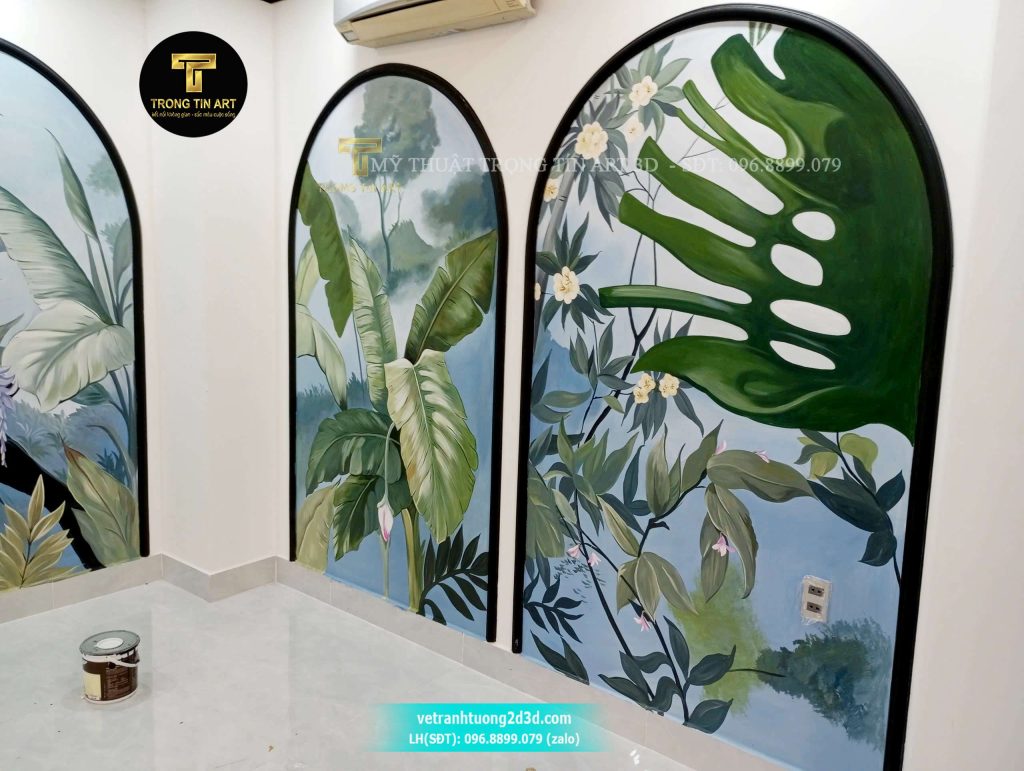VẼ TRANH TƯỜNG 3D MỸ THUẬT TRỌNG TÍN ART