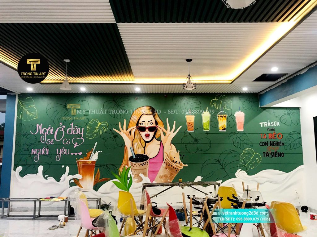 VẼ TRANH TƯỜNG 3D MỸ THUẬT TRỌNG TÍN ART