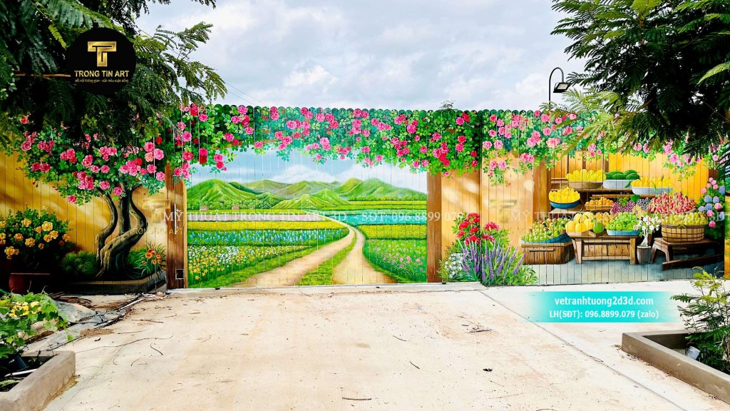 VẼ TRANH TƯỜNG 3D MỸ THUẬT TRỌNG TÍN ART