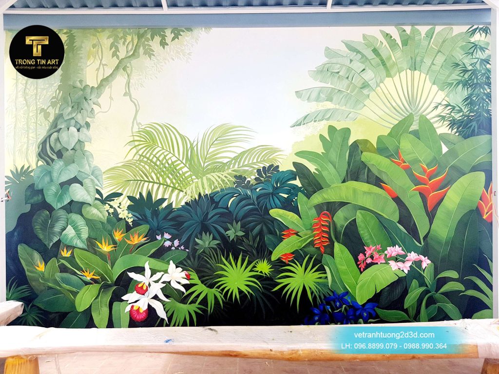 VẼ TRANH TƯỜNG 3D MỸ THUẬT TRỌNG TÍN ART