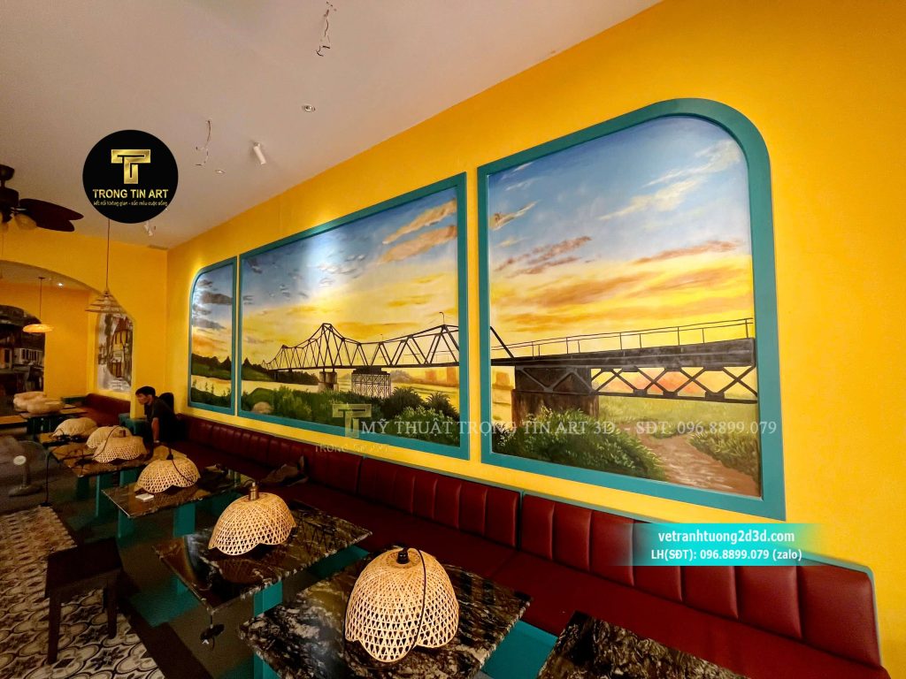 VẼ TRANH TƯỜNG 3D MỸ THUẬT TRỌNG TÍN ART
