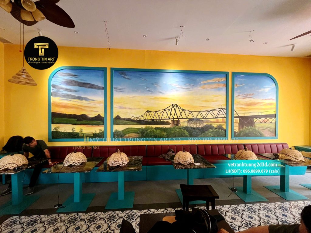 VẼ TRANH TƯỜNG 3D MỸ THUẬT TRỌNG TÍN ART