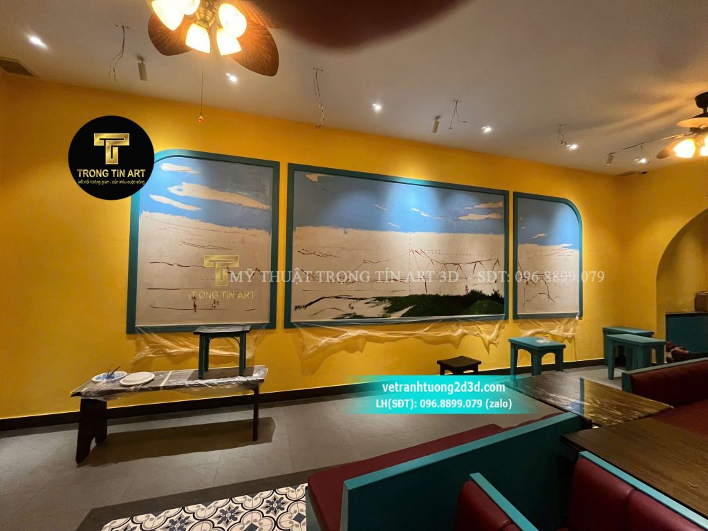 VẼ TRANH TƯỜNG 3D MỸ THUẬT TRỌNG TÍN ART