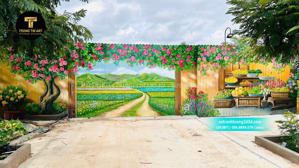 VẼ TRANH TƯỜNG 3D MỸ THUẬT TRỌNG TÍN ART