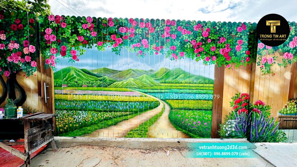 VẼ TRANH TƯỜNG 3D MỸ THUẬT TRỌNG TÍN ART