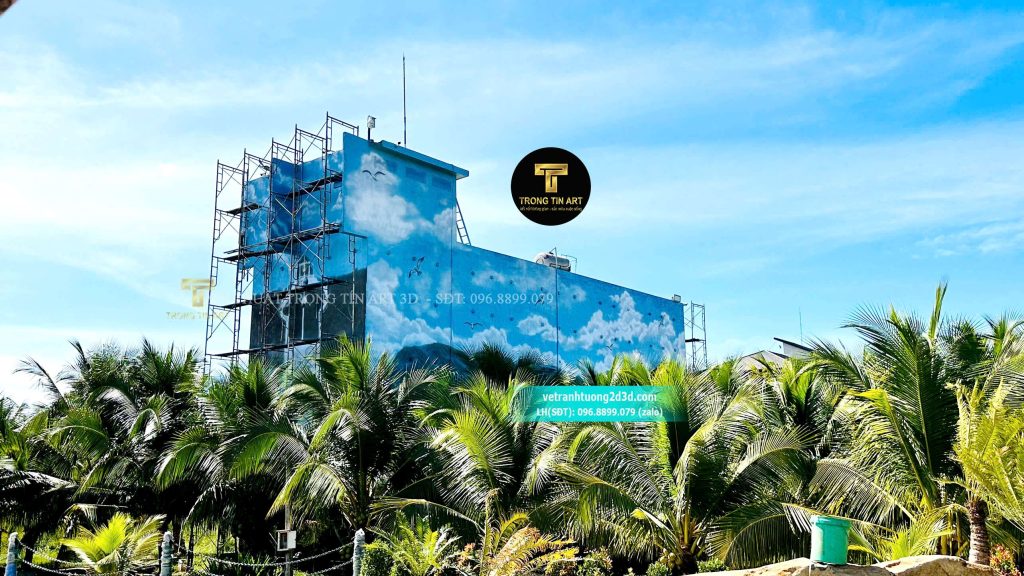 VẼ TRANH TƯỜNG 3D MỸ THUẬT TRỌNG TÍN ART