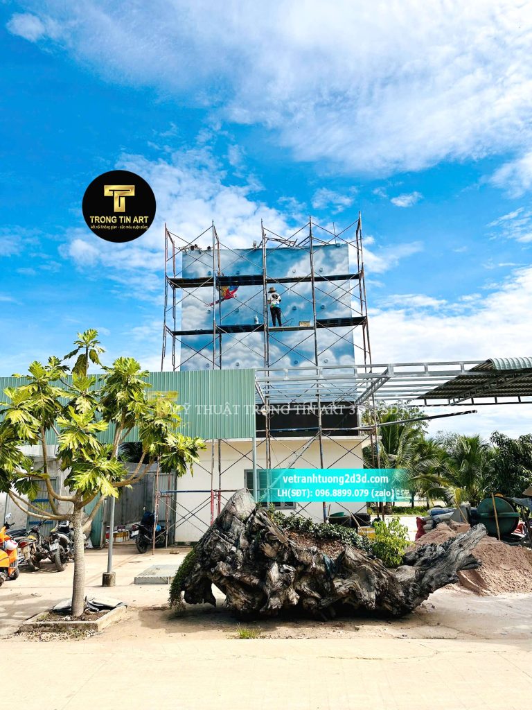 VẼ TRANH TƯỜNG 3D MỸ THUẬT TRỌNG TÍN ART