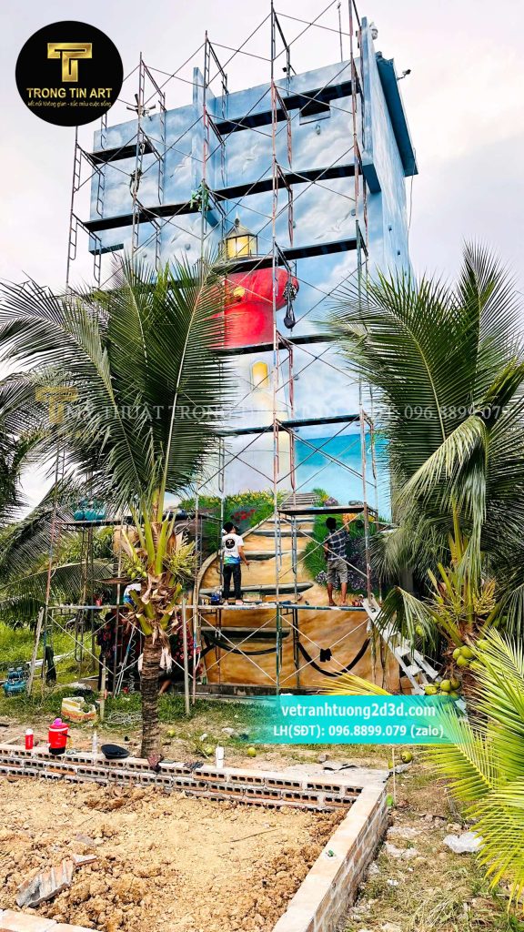 VẼ TRANH TƯỜNG 3D MỸ THUẬT TRỌNG TÍN ART