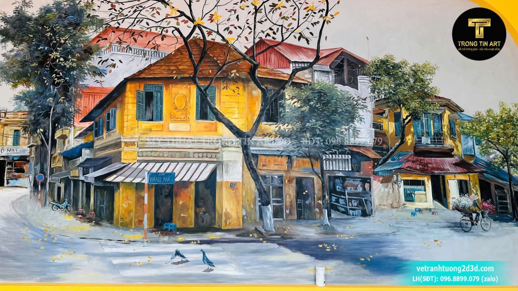 VẼ TRANH TƯỜNG 3D MỸ THUẬT TRỌNG TÍN ART