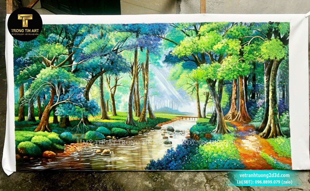 VẼ TRANH TƯỜNG 3D MỸ THUẬT TRỌNG TÍN ART