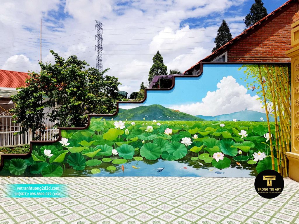 VẼ TRANH TƯỜNG 3D MỸ THUẬT TRỌNG TÍN ART